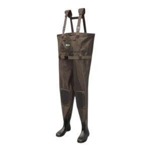 NWT Xplore Men's Khaki Nylon Taslan Bootfoot Chest Waders 8